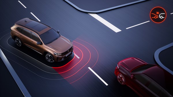Renault Koleos - automatic emergency braking junction function