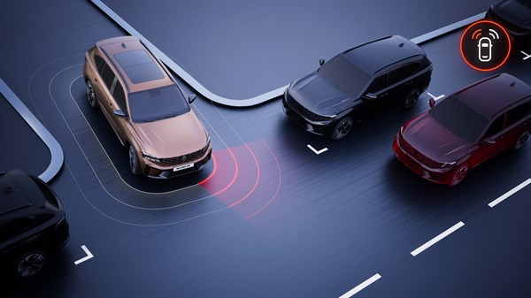 Renault Koleos - front cross traffic alert